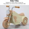 71d2khS-RgL._AC_SL1500_.jpg Fockety Crianças Andam de Motocicleta, Triciclo de Equilíbrio Infantil 2 Em 1, Forte Capacidade de Carga, Scooter Elétrico Infantil, Motocicleta Com Pedal para Crianças de 3 a 6 Anos de