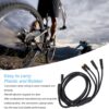 71e1EhuYLQL._AC_SL1500_.jpg Fio De Cabo De Extensão à Prova D'água De Linha De Conversão,Cabo De Bicicleta Elétrica De 1 A 5, Conectores De Cabo De Bateria De Lítio De Borracha Plástica Controlador De Freio De Lâmpada Acelerado