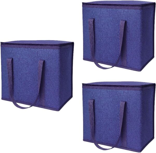 DURASACK Bolsa de entrega de comida com isolamento XXG – Bolsa reutilizável de 58 x 35 x 38 cm para alimentos quentes e frios