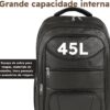 71hIOFL9etL._AC_SL1200_.jpg Mochila Executiva Impermeável Em Couro Sintético - Para Trabalho, Escola, Faculdade e Viagens