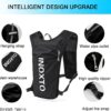 INOXTO Colete De Hidratação Para Corrida, Mochila Leve Com Isolamento Térmico E Garrafa Térmica Macia De 250 Ml, Mochila Para Caminhadas, Trilhas, Corrida, Ciclismo, Maratona Para Mulheres E Homens