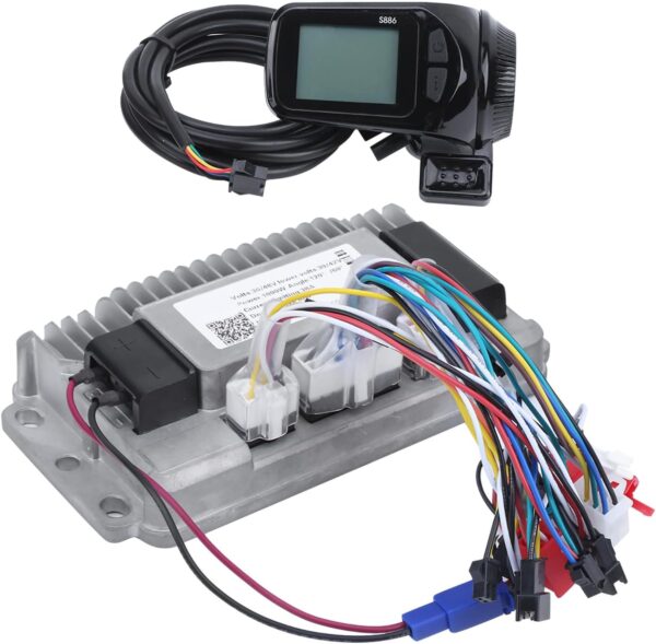 Triciclos elétricos Controlador sem escova 1000W Universal 36V 48V High Power Aluminium Shell 3 Modo LCD Conjunto para motocicletas elétricas triciclos