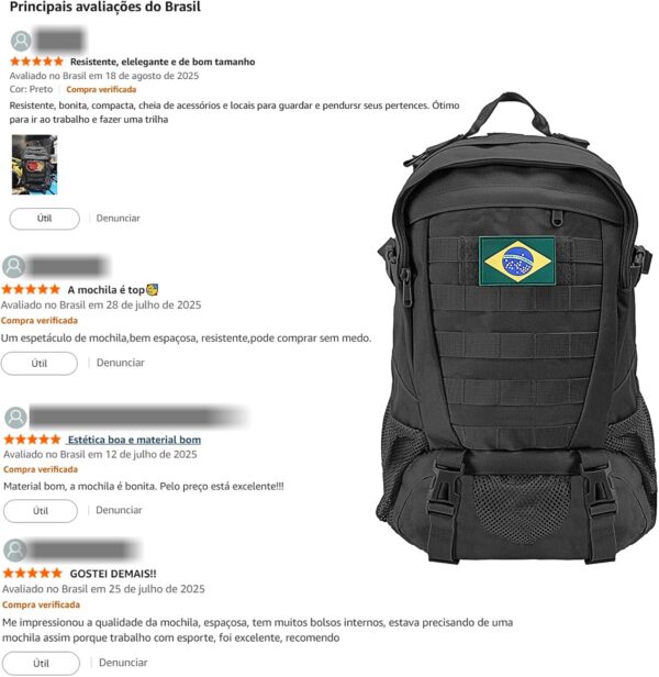 30L Mochila Masculina Resistente à Água Impermeável, Leve e Espaçosa para Acampamento, Trekking e Aventuras Outdoor