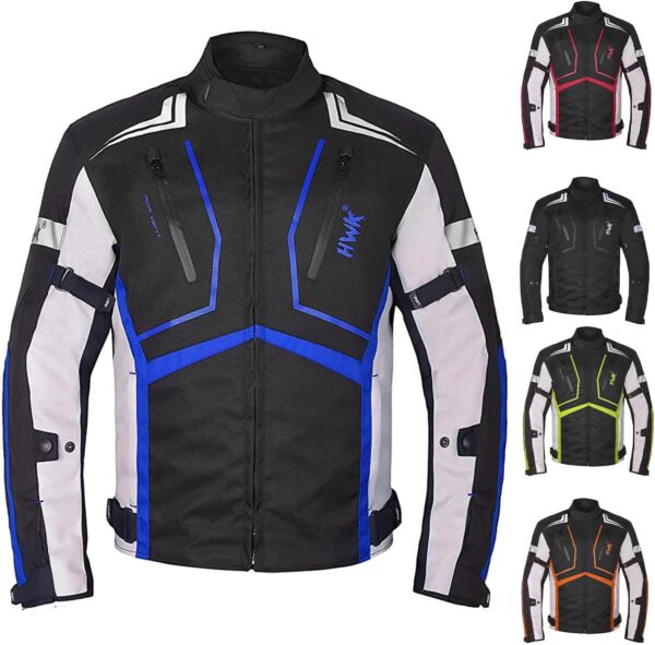 71lf01Ax0L._AC_SL1500_.jpg HWK Jaqueta de motocicleta para homens e mulheres escorpião com tecido Cordura para motociclismo Enduro Motocross
