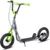 71mHlNaQA3L._AC_SL1500_.jpg JOYSTAR Patinete para crianças de 5 a 9 anos, meninos e meninas, scooters de rodas grandes de 30 cm para crianças, adolescentes e adultos, freio traseiro e guidão ajustável, scooter infantil