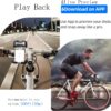 Mini câmera corporal 4K, câmera portátil de polegar POV, câmera de ação esportiva, gravação à prova d'água, câmera vestível, filmadora pessoal montada em capacete esportivo para ciclismo, vlogging de