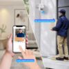 71nYUgVGJGL._AC_SL1500_.jpg Câmera de Segurança Inteligente 2MP Full HD 1080p 360° IP WiFi Ethernet, Detecção e Rastreamento de Movimento Humano, Visão Noturna Colorida, Sensor de Presença, Gravação em Nuvem ou Local (BRANCO)