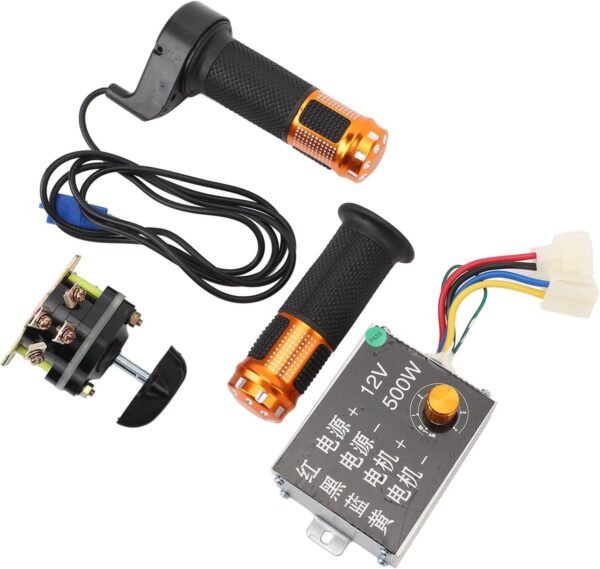 Controlador de bicicleta elétrica Control de alto torque Controle reverso interruptor Twist Twist Of para bicicleta elétrica triciclo elétrico motocicleta elétrica de alumínio 654g