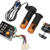 71shzneEZ5L._AC_SL1500_.jpg Controlador Ainoli 12v 500w Controle sensível ao alto torque com interruptor de marcha à ré Acelerador giratório para bicicleta elétrica Triciclo elétrico motocicleta elétrica