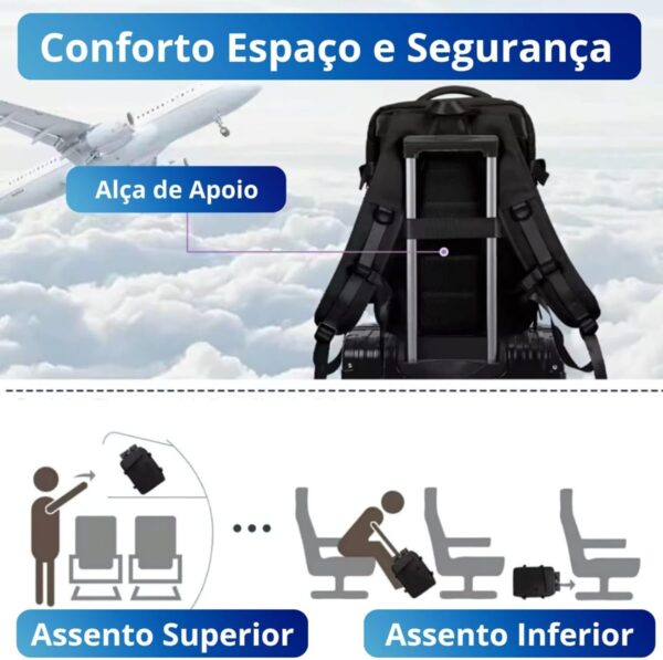 71trKC9bryL._AC_SL1500_.jpg Mochila, Feminina, Masculina, Viagem, Expansível, Notebook, Mala Mão, Impermeável, Academia, Grande, Preta, Cinza, Rosa, Compacta, Academia, Executiva, Compacta
