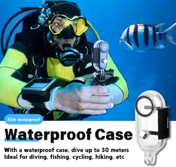 Câmera corporal 128G 4K, câmera tamanho polegar, câmera vestível com clipe giratório de 360° e clipe magnético, 120 minutos para gravação, levar para palestras, viagens, caminhadas com