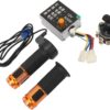 Controlador de bicicleta elétrica Control de alto torque Controle reverso interruptor Twist Twist Of para bicicleta elétrica triciclo elétrico motocicleta elétrica de alumínio 654g