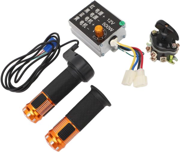 Controlador de bicicleta elétrica Control de alto torque Controle reverso interruptor Twist Twist Of para bicicleta elétrica triciclo elétrico motocicleta elétrica de alumínio 654g