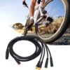 71xD6QZEIKL._AC_SL1500_.jpg Fio De Cabo De Extensão à Prova D'água De Linha De Conversão,Cabo De Bicicleta Elétrica De 1 A 5, Conectores De Cabo De Bateria De Lítio De Borracha Plástica Controlador De Freio De Lâmpada Acelerado