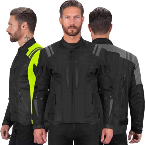 71yRGZH0UL._AC_SL1500_.jpg Jaqueta masculina Nomad para motociclista, jaqueta de motociclista Ironborn, jaqueta masculina Cruiser Sportsbike Enduro com proteção de armadura