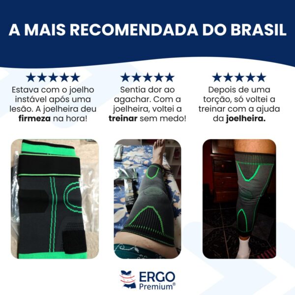 71yyN7cNTUL._SL1200_.jpg Joelheira Patelar Longa de Compressão Esportiva Protetor da Perna Coxa Panturrilha Alta Performance e Desempenho Futebol/Basquete/Volei Cor Preto (G/GG)