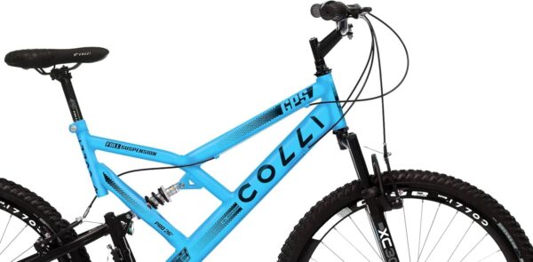 71z8Bc07f0L._AC_SL1500_.jpg Colli Bike, Bicicleta GPS 148 Dupla Suspensão e Freios V-Brake, Aro 26 Aero, 36 Raias, 21 Marchas