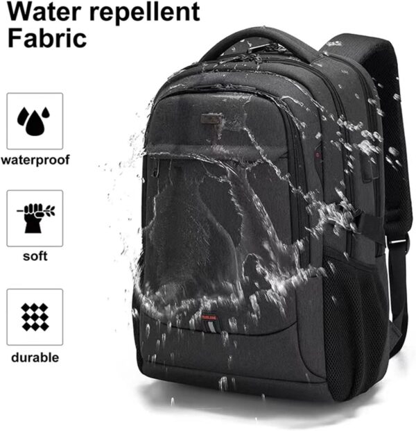 71zC7XRX3LL._AC_SL1500_.jpg Mochila Executiva Para Notebook Impermeável de até 15.6 Polegadas, Multifuncionais Resistente para Viagens de Negócios Grande Escola Trabalho Viagens Mochila Casual