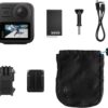 GoPro Max 360 - Câmera de Ação à Prova d'água, Vídeo 360 5.6K, Reenquadramento 4K, Foto 360, GPS, Live 1080p, Max HyperSmooth, TimeWarp, Trava de horizonte, Capturas com bastão invisível