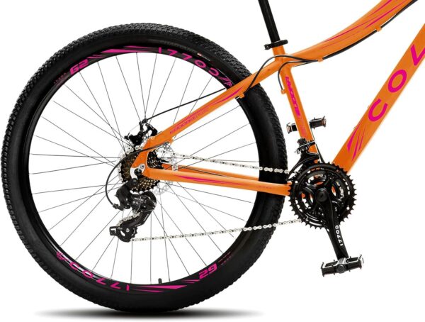 81b3tVfnqL._AC_SL1500_.jpg Colli Bike, Eudora em Alumínio Quadro Rebaixado (15,5) Câmbio SHIMANO, Aro 29 Aero, 36 Raias, 21 Marchas, Freios a Disco Dianteiro e Traseiro, Câmbio Traseiro SHIMANO