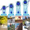 Bexiga de hidratação 1,5L/2L/2,5L/3L, bexiga de água de grande abertura para ciclismo, caminhada, acampamento