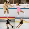 814Wg6ZVU4L._AC_SL1500_.jpg CRS Cross Capas de bota para patins Lycra Skate. Proteja e esteja pronto para o desempenho para patinação artística, patinação no gelo, patins.