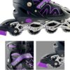 815995T8SDL._AC_SL1500_.jpg Patins Roller Inline 4 Rodas Skates Ajustavél com Rodas Iluminadas Jovens e Adultos, Para iniciantes, Adequado para uso Interno e Externo