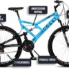 815TBlxu8L._AC_SL1500_.jpg Colli Bike, Bicicleta GPS 148 Dupla Suspensão e Freios V-Brake, Aro 26 Aero, 36 Raias, 21 Marchas