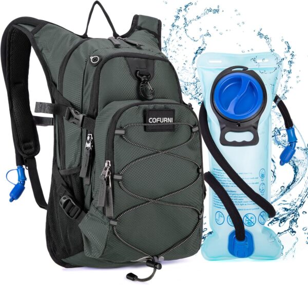 Mochila De Hidratação 20L Com Reservatório Água 2L, Grande Para Caminhadas, Ideal Homens E Mulheres, Isolamento Leve Ciclismo, Corrida, Esqui, Trekking Camping