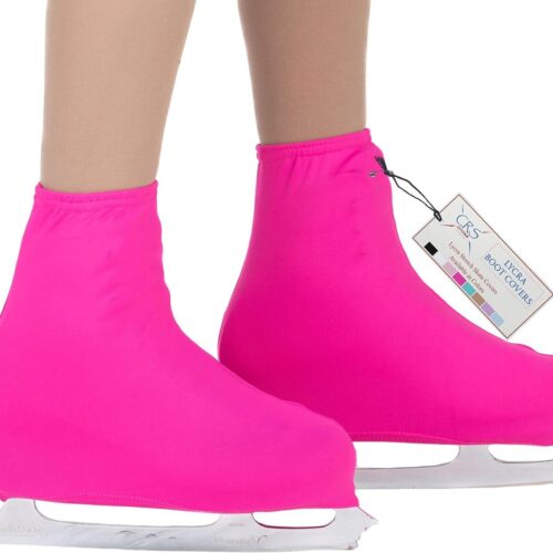 818x0jt7BRL._AC_SL1500_.jpg CRS Cross Capas de bota para patins Lycra Skate. Proteja e esteja pronto para o desempenho para patinação artística, patinação no gelo, patins.