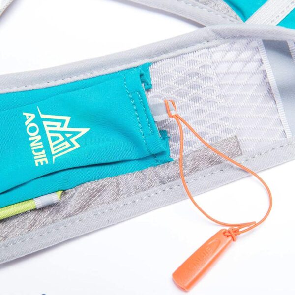 Mochila de hidratação para corrida para mulheres e homens Mochila leve para corrida em trilha 5,5L Verde menta
