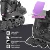 Patins profissionais em linha para mulheres e homens, lâminas COSMOID Roller Blades adulto masculino feminino, tamanho 5-12, lâminas de patins fitness profissionais unissex