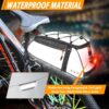 81BKi3XoQGL._AC_SL1500_.jpg HuiJuKeJi Bolsa para porta-malas de bicicleta, refletiva de 360°, mochila de bicicleta de 12 L, bolsa traseira para bagageiro de armazenamento, bolsa de selim 3 em 1, multifunções à prova d'água,