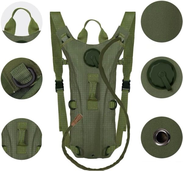 Mochila Tática Com Refil Hidratação 3 Litros Bike Corrida