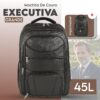 81D9elXhSmL._AC_SL1500_.jpg Mochila Executiva Impermeável Em Couro Sintético - Para Trabalho, Escola, Faculdade e Viagens