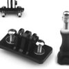 81Iv4FOmfUL._AC_SL1500_.jpg Liveda Suportes fixos para capacete universal, adaptador de suporte de capacete de metal, acessórios de câmera para câmera esportiva da série GoPro, capacete de paraquedismo com adaptador de parafuso