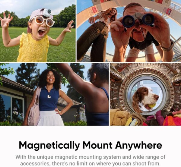 Insta360 Pacote GO Ultra Standard – Minúscula câmera 4K mãos-livres, leve e portátil, excelência em pouca luz, montagem em qualquer lugar, estabilização FlowState, vida útil da bateria de 200 minutos