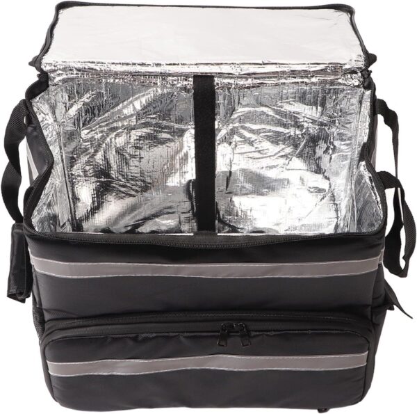 81OqXKQNxhL._AC_SL1500_.jpg Diydeg Mochila de Entrega de Alimentos, Mochila de Entrega de Pizza Isolável de 50l para Bicicleta, Bolsa Refrigeradora de Pizza Reutilizável para DoorDash, Eat, Catering