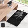 81PC-5ljdEL._AC_SL1500_.jpg HomeMall Tapete de cadeira de escritório para piso de madeira e azulejo, tapete de cadeira de computador, protetor de piso antiderrapante, tapete sob a mesa para cadeira de rodas, preto ardósia (122 x