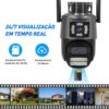 Câmera de Segurança, Wifi 1080p 360° Full Hd Ip Prova D'áGua Infravermelho Ao Ar Livre Hd VisãO Noturna Pode DiáLogo HC0T257