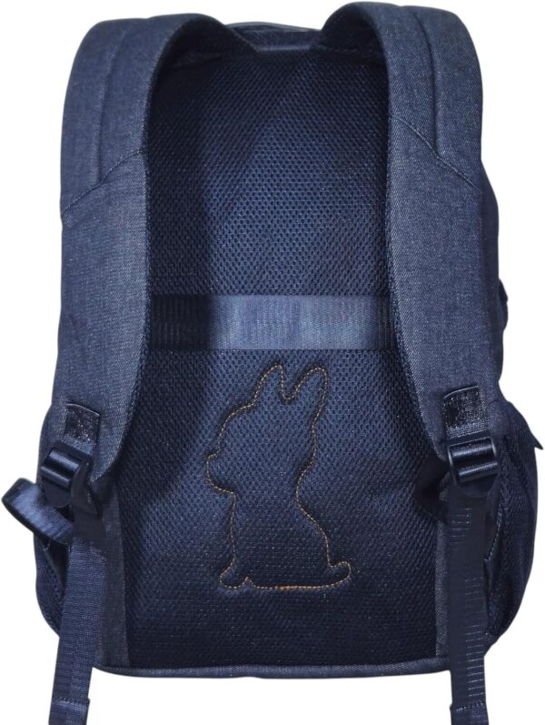 Mochila Feminina Jeans Rebecca Bonbon Grande 47x35x20 Escolar Passeio Reforçada