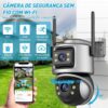 81QVd9SHx8L._AC_SL1500_.jpg Câmera de Segurança, Wifi 1080p 360° Full Hd Ip Prova D'áGua Infravermelho Ao Ar Livre Hd VisãO Noturna Pode DiáLogo HC0T258