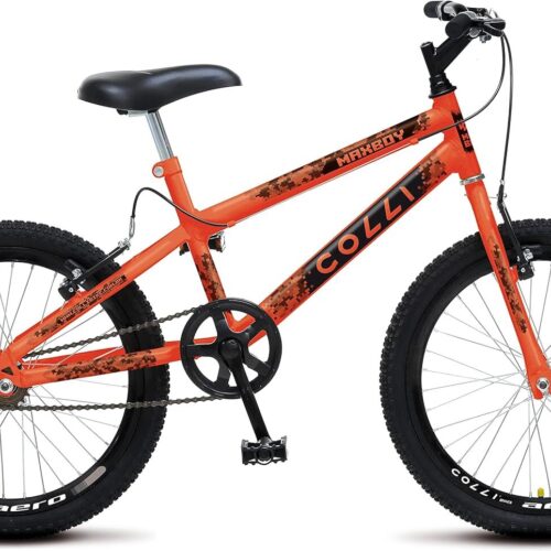 Colli Bike, Bicicleta Max Boy, Aro 20 Aero 36 Raias, freios V-Brake Dianteiro e Traseiro, Suporte de guidão Down Hill