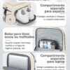 81S4QIkBcNL._AC_SL1500_.jpg Mochila Executiva de Viagem Grande 40L Impermeável com Porta USB, Mochila Compartimento para Notebook, Mochila Feminina/Masculina Reforçada para Trabalho e viagem – VANOVA