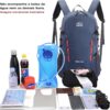 81VYnhV3QEL._AC_SL1500_.jpg Mochila Viagem Caminhada Trekking Acampamento Resistente Masculina Feminina 40L (Azul)