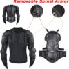 Jaqueta protetora de motocicleta, armadura de corpo inteiro, proteção da coluna do peito, equipamento de bicicleta suja para homens motocross MTB Racing