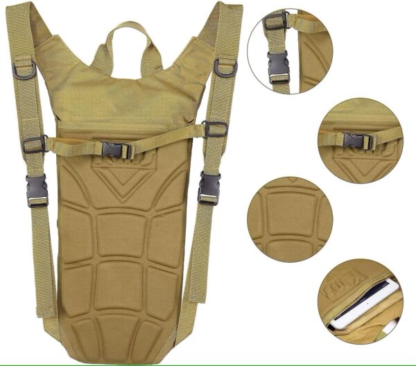 81c-yo9s4L._AC_SL1500_.jpg Mochila Tática Com Refil Hidratação 3 Litros Bike Corrida