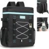 81hdz4f-OLL._AC_SL1500_.jpg INSMEER Mochila Termica, 50 Latas Bolsa Termica Isotérmico Grande Caixa Termca Cooler Sacola Para acampamento, Mochila para Feminina Masculino Praia