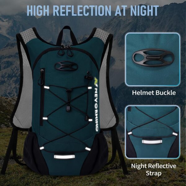 81ljo1XxjxL._AC_SL1500_.jpg N NEVO RHINO Mochila de Hidratação Leve, Mochila de Corrida com Bexiga de Água de 2L, Mochila de Água Hidro para Ciclismo, Caminhadas Rave para Homens e Mulheres