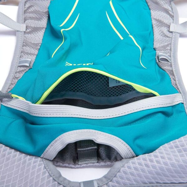 Mochila de hidratação para corrida para mulheres e homens Mochila leve para corrida em trilha 5,5L Verde menta